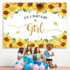 Lofaris It’S A Sweet Baby Girl With Sunflowers Shower