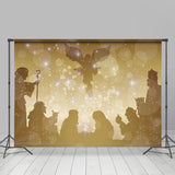 Load image into Gallery viewer, Lofaris Jesus Themed Bokeh Merry Christmas Holiday Backdrop