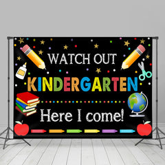 Lofaris Kindergarten Blackboard Back to School Backdrop
