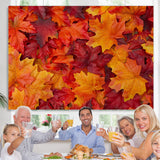 Load image into Gallery viewer, Lofaris Leaves Autumn Red Art Backdrop for Photoshoot