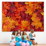 Load image into Gallery viewer, Lofaris Leaves Autumn Red Art Backdrop for Photoshoot