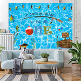 Load image into Gallery viewer, Lofaris Let’s Reel In The Fun First Happy Birthday Backdrop