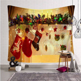 Load image into Gallery viewer, Lofaris Light Pendant Family Christmas Landscape Wall Tapestry
