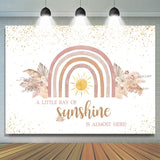 Load image into Gallery viewer, Lofaris Litter Sunshine Is Almost Here Baby Shower Backdrop