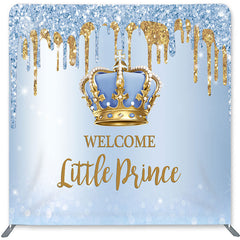Lofaris Little Prince Double-Sided Backdrop for Baby Shower