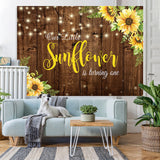 Load image into Gallery viewer, Lofaris Little Sunflower Wooden 1st Happy Birthady Backdrop