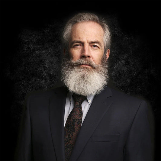 Lofaris Abstract Textured Black Round White Photo Portrait Backdrop