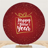 Load image into Gallery viewer, Lofaris Lovely Gift Circle Happy New Year Holiday Backdrop