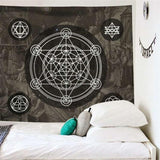 Load image into Gallery viewer, Lofaris Magic Black And White Abstract Divination Wall Tapestry