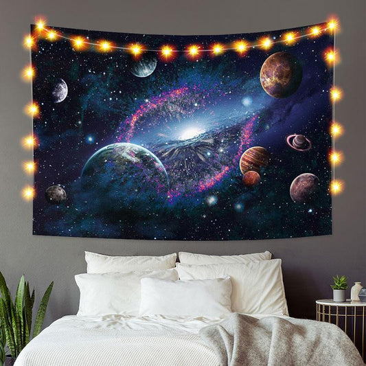 Lofaris Magic Galaxy 3D Printed Funny Novelty Wall Tapestry