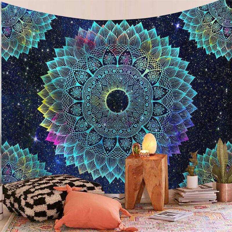 Lofaris Magic Galaxy Mandala Room Dorm Decoration Wall Tapestry