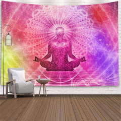 Lofaris Magic Pink Divination Art Decor Still Life Wall Tapestry