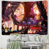 Load image into Gallery viewer, Lofaris Magical World Novelty Cartoon Forest Wall Tapestry