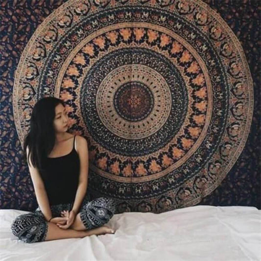 Lofaris Mandala Abstract Room Dorm Decoration Wall Tapestry