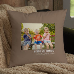 Lofaris Memorable Photo Custom Throw Pillow Gift For Kids