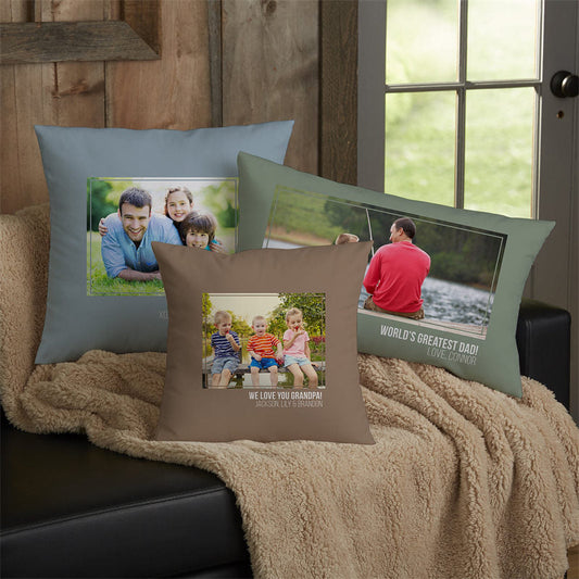 Lofaris Memorable Photo Custom Throw Pillow Gift For Kids