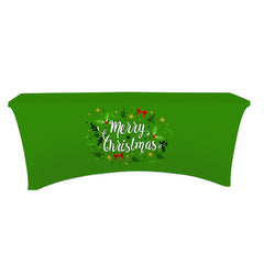 Lofaris Merry Christmas Theme Party Stretch Table Cover