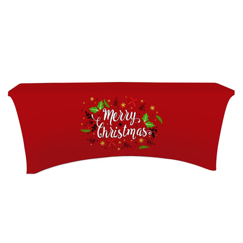 Lofaris Merry Christmas Theme Party Stretch Table Cover