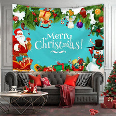 Lofaris Merry Christmas Theme Room Decoration Wall Tapestry