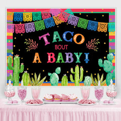 Lofaris Mexican Taco About A Baby Backdrop For Shower