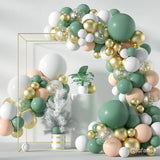 Load image into Gallery viewer, Lofaris Mint Green 117 Pack Balloon Arch Kit | DIY Party Decorations - White | Gold