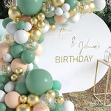 Load image into Gallery viewer, Lofaris Mint Green 117 Pack Balloon Arch Kit | DIY Party Decorations - White | Gold