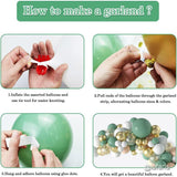 Load image into Gallery viewer, Lofaris Mint Green 117 Pack Balloon Arch Kit | DIY Party Decorations - White | Gold