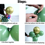 Load image into Gallery viewer, Lofaris Mint Green 117 Pack Balloon Arch Kit | DIY Party Decorations - White | Gold