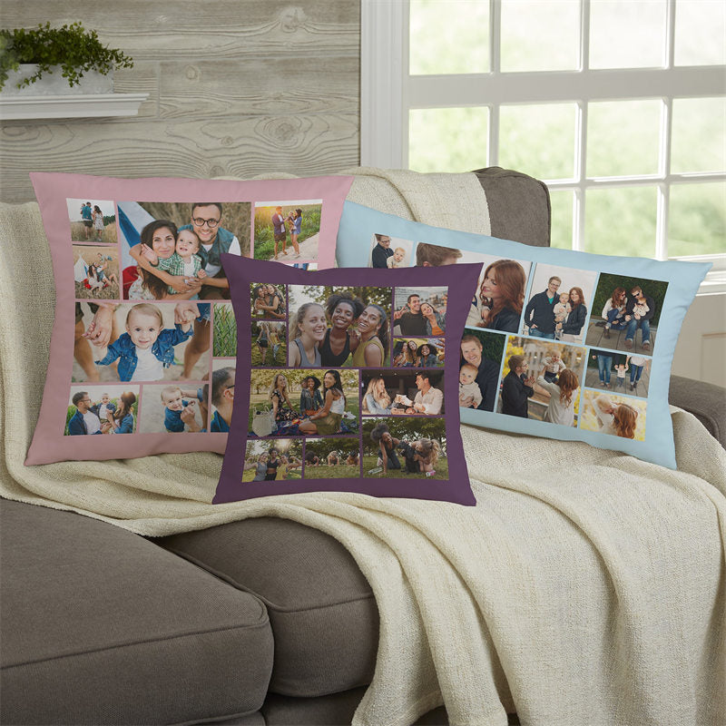 Lofaris Multiple Photo Personalized Pillow For Family Friend