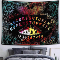 Lofaris Mysterious Day And Night Trippy Divination Wall Tapestry