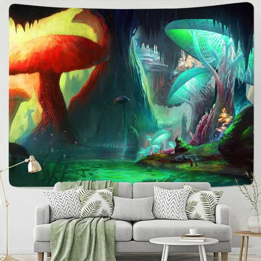 Lofaris Mysterious Magic World Forest Novelty Wall Tapestry