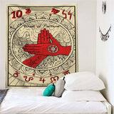 Load image into Gallery viewer, Lofaris Mysterious Red Hands Abstract Divination Wall Tapestry