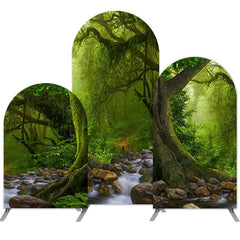 Lofaris Mystery Forest Double Sided Party Arch Backdrop Kit