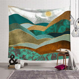 Load image into Gallery viewer, Lofaris Natural Landscape Painting Style Family Wall Tapestry