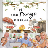 Load image into Gallery viewer, Lofaris New Fungi Is On The Way Gender Reveal Baby Shower Backdrop