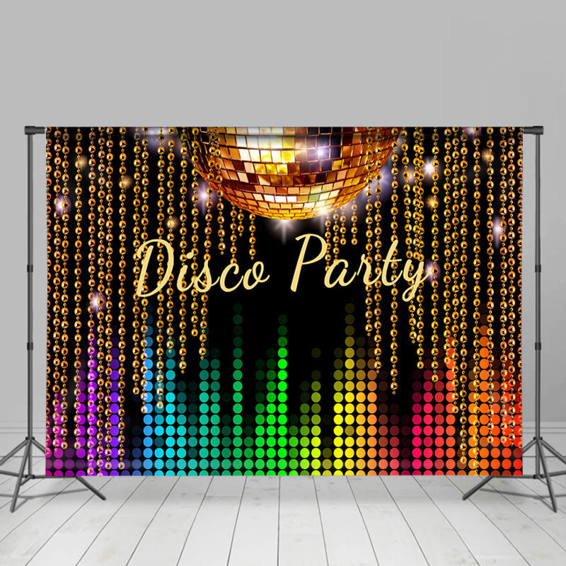 Lofaris Night Shining Vintage Disco Party Backdrop for Adults
