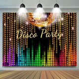 Load image into Gallery viewer, Lofaris Night Shining Vintage Disco Party Backdrop for Adults