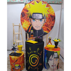 Lofaris Ninja Naruto Anime Themed Circke Party Backdrop Kit
