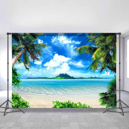 Lofaris Ocean Scene Photoshoot Backdrops Vinyl on Seaside