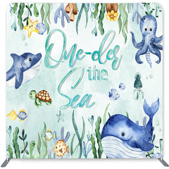 Lofaris Oneder The Sea Double-Sided Backdrop for Birthday