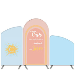 Lofaris Our Little Angle Turning One Birthday Arch Backdrop Kit