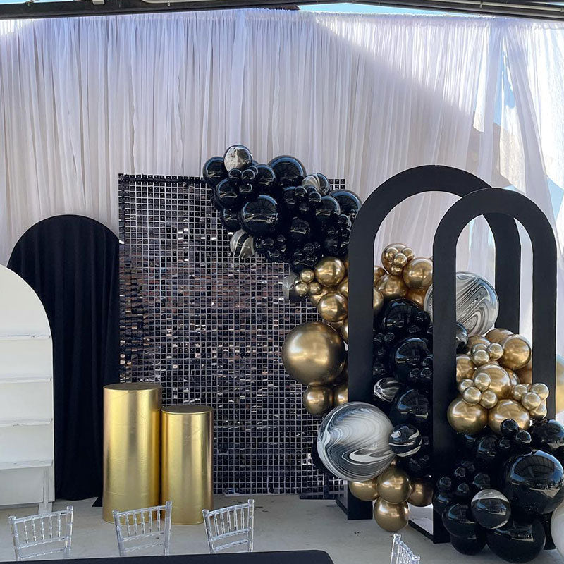 Lofaris Party Favor Shimmer Wall Panel Sequins Backdrop for Events House Decoration