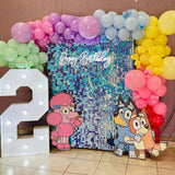 Load image into Gallery viewer, Lofaris Shimmer Wall Backdrop DIY Photo Booth Best For Birthday