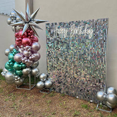 Lofaris DIY Sequin Backdrop Panels Party Photo Booth Best For Birthday