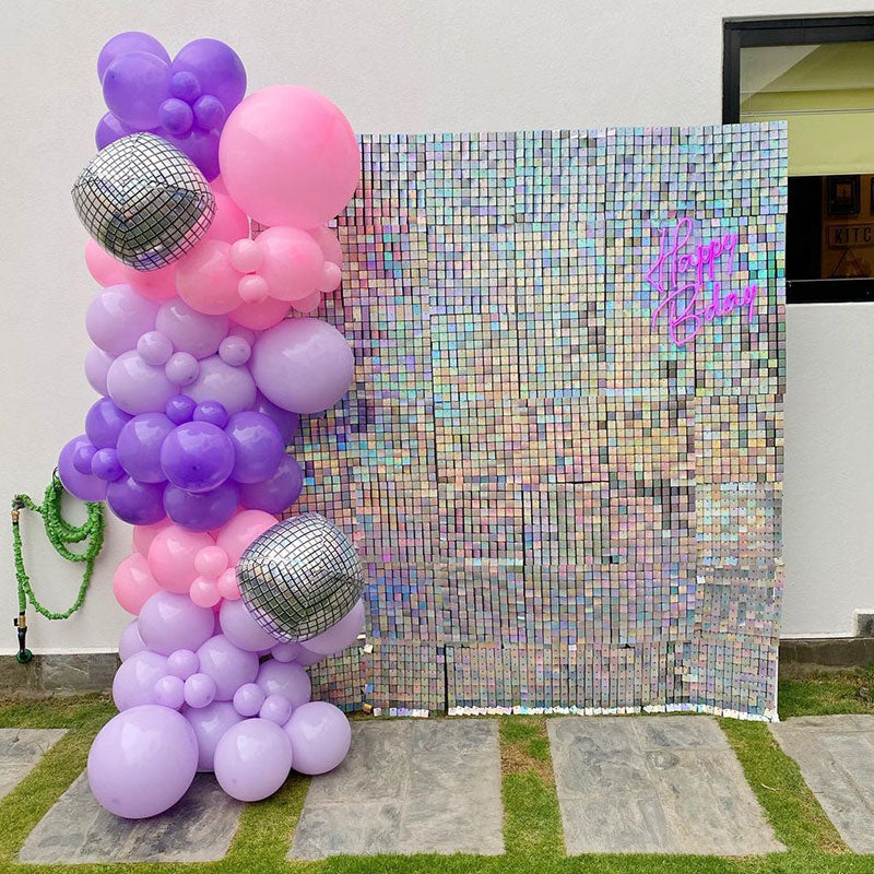 Lofaris DIY Sequin Backdrop Panels Party Photo Booth Best For Birthday