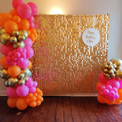 Lofaris Party Shimmer Wall Sequin Sequence Backdrop For Proposal Wedding