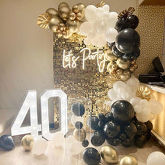 Lofaris Party Shimmer Wall Sequin Sequence Backdrop For Proposal Wedding