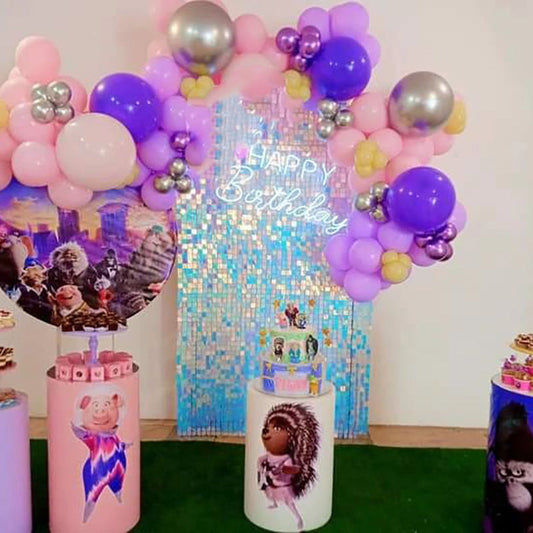 Lofaris Shimmer Sequin Wall Panels Favor Photo Booth For Wedding Birthday