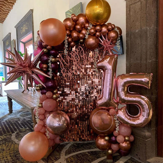 Lofaris Shimmer Sequin Wall Panels Favor Photo Booth For Wedding Birthday