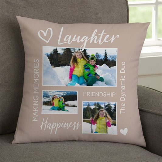 Lofaris Perfect Photo Custom Throw Pillow With Text Gift
